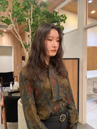 ロング カラー TYCHE GINZA所属・🍃服部 雅哉🍃銀座◎のヘアスタイル