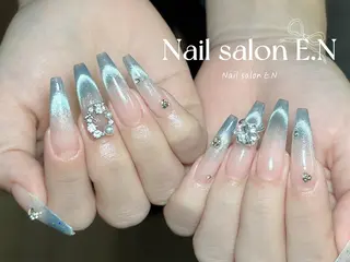 ネイル E.N🦋 長さ出し/持ち込みのネイルデザイン