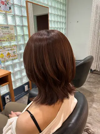 ミディアム unica by milly 【緑地公園】所属・大野 優希のヘアスタイル