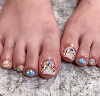 ネイル えくにゃん所属・AMAGASAKI LISAのネイルデザイン