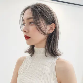 ミディアム 上ヶ原 かなたのヘアスタイル