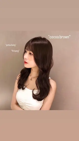 ロング カラー ミディアムヘア Chifumiのヘアスタイル