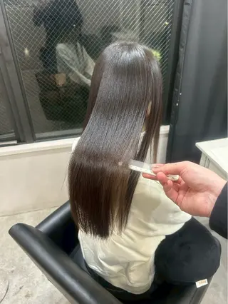 ロング 早﨑 映天のヘアスタイル