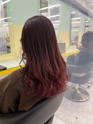 ロング I S所属・🌿透明感カラー‪ 縮毛矯正✨かずきのヘアスタイル