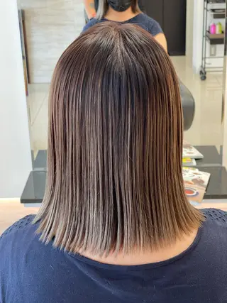 ミディアム カラー SOYON西大寺店所属・ダブルカラー/ 髪質改善💎安藤のヘアスタイル