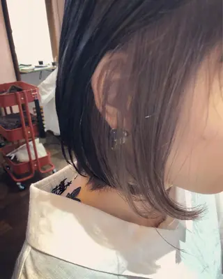ショート カラー 原宿サロン代表 デザインカラー伊藤卓のヘアスタイル