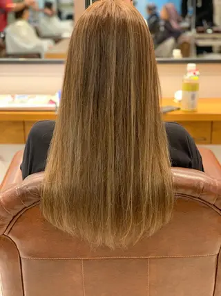 ロング カラー 廣瀬 智志のヘアスタイル