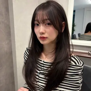 セミロング 🩵似合わせカット/ カラー/あさか 🩵のヘアスタイル