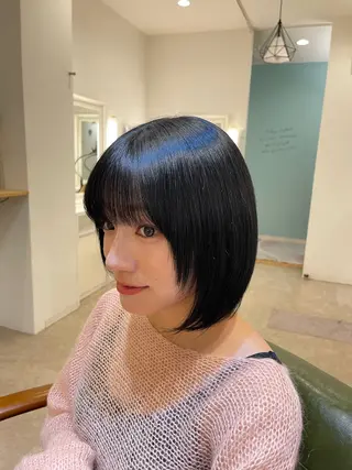 ショート CARE SHINSAIBASHI所属・縮毛・酸性ストレート 特化のヘアスタイル
