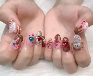 ロング ネイル Mint NAILSALONのネイルデザイン