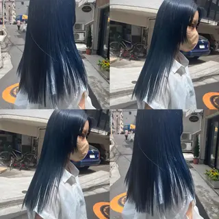 ロング カラー カジュアルを女っぽく 𝗮𝘆𝗮𝗰𝗼のヘアスタイル