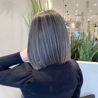 ミディアム カラー アンドウ ユウ/ レイヤーカット/韓国のヘアスタイル