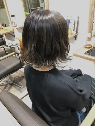 ショート カラー ヘアアレンジ 顔周りcut・ご相談 ＝新宿しずく🇰🇷のヘアスタイル