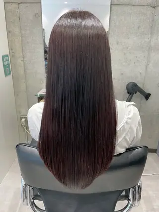 ロング カラー Leyシェアサロン所属・Ken ドライカット ✂️髪質改善のヘアスタイル