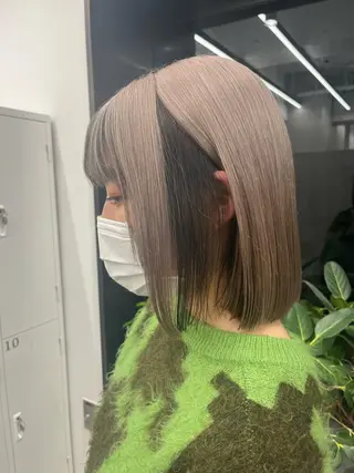 ミディアム カラー 🎀透明感 カラー🎀ミズキのヘアスタイル