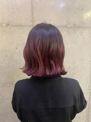 ミディアム カラー LIBERTY-A所属・カットモデル募集！ 遠山麻帆のヘアスタイル