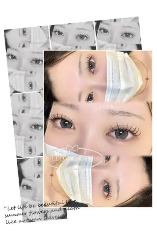 マツエク・マツパ 大阪梅田 SAKI 韓国風束感まつ毛のマツエク・マツパデザイン