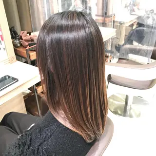 セミロング カラー メンズ特化/ パーマChihoのヘアスタイル