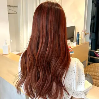 ロング カラー 韓国ボブ/レイヤー/ ハイトーン/まなみのヘアスタイル