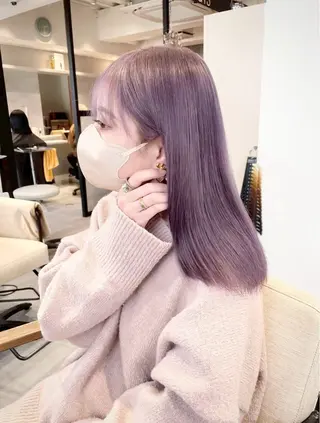 ロング カラー ハイトーンカラー/ 梅田/Aikaのヘアスタイル