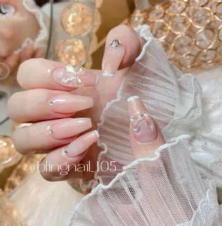 ネイル 23時まで❤︎韓国、 ワンホンネイルのネイルデザイン