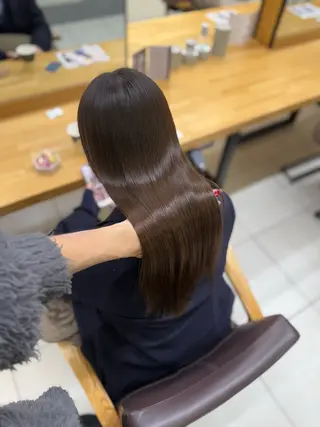 ミディアム カラー Laulu 佐藤壮也のヘアスタイル