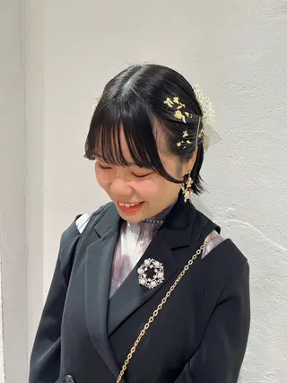 ミディアム ヘアアレンジ SALOWIN川崎WEST店所属・🌷川崎/ボブ/ アレンジ/コトネ🌷のその他イメージ