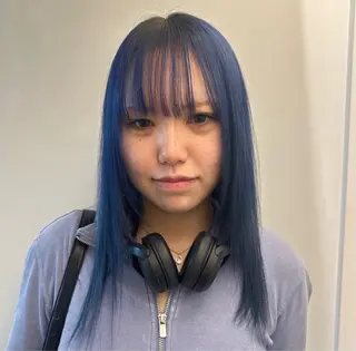 ロング カラー ハイトーン/パーマ/ メンズ / 櫻本🌐のヘアスタイル