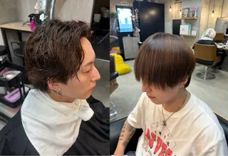 ショート Nozomu/地毛風 ストレート/パーマのヘアスタイル