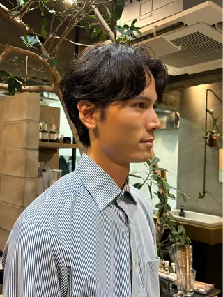 ショート 山田 綾乃/メンズカットのヘアスタイル