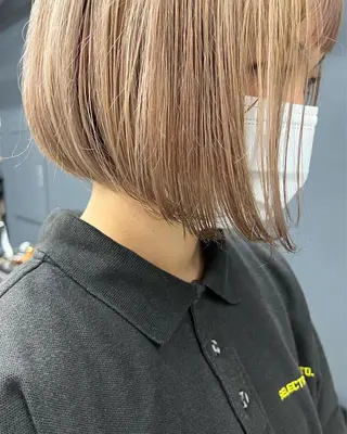 ショート カラー スパイキーショート パーマ　具志堅　太志のヘアスタイル