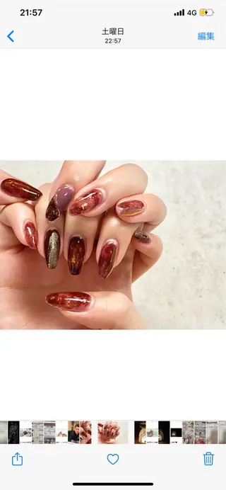 ネイル momoka shibuyaのネイルデザイン