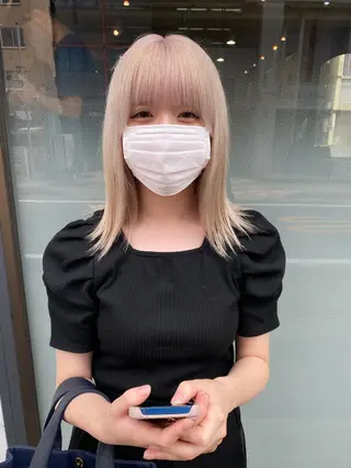 ミディアム maeda yumiのヘアスタイル