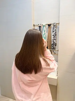 ロング カラー 艶カラー/透明感 /ヒグチアオイのヘアスタイル