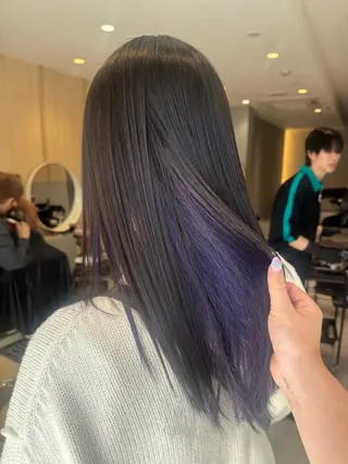 ロング カラー BELLE by revo所属・𝘀𝗮𝗲/ 艶髪/ショートボブのヘアスタイル