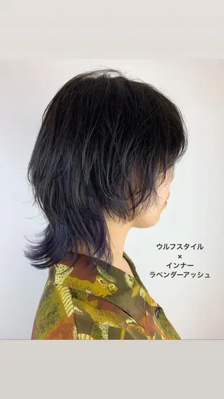 ミディアム カラー SALOWIN神戸三宮店所属・【美髪を叶える】中谷 彰宏（アキ)のヘアスタイル