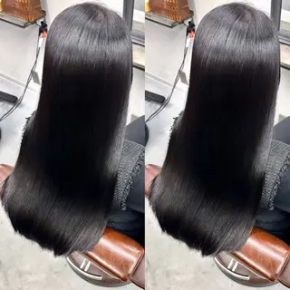 ロング XYZ所属・縮毛矯正/髪質改善 韓国風/MIKIYAのヘアスタイル