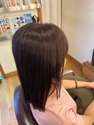 ショート ハイトーン/ダブルカ ラー/ボブカットのヘアスタイル