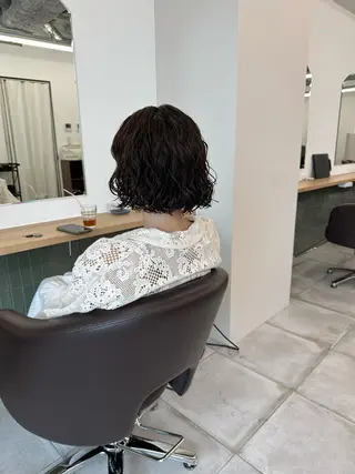 ショート カラー パーマ キッズ オトナヘア🌸 harukaのヘアスタイル