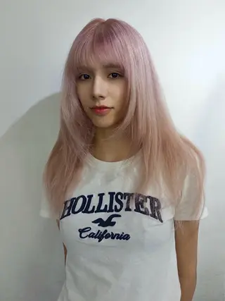 ロング カラー ヘアアレンジ ニュアンスカラー🧶 nanacoのヘアスタイル