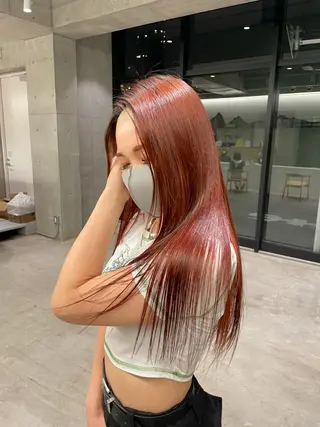 ロング カラー ヘアアレンジ Mizobe misakiのヘアスタイル