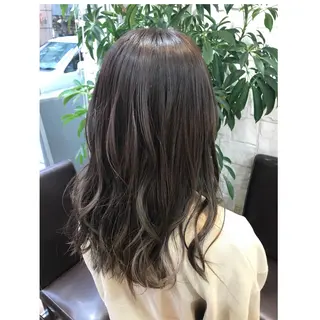 ミディアム カラー 髪質改善 艶髪🔵ﾌｾﾅｵﾔのヘアスタイル