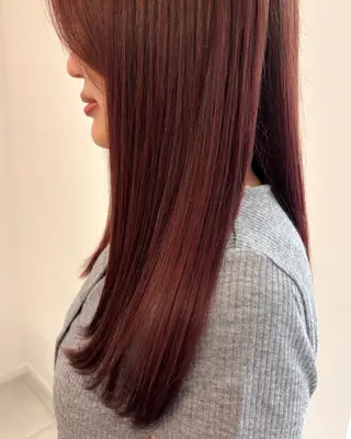 ミディアム カラー Matsuzaki Kurumiのヘアスタイル