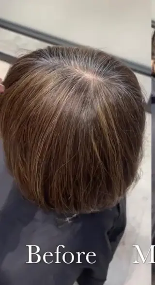 ショート カラー エクラート銀座所属・髪質改善 松原のヘアスタイル