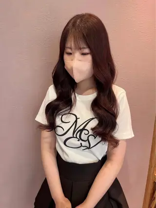 ロング カラー belta.🧸👒 福島未央のヘアスタイル