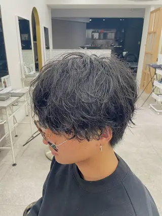 ミディアム パーマ メンズ メンズ特化 /KAKERUのヘアスタイル