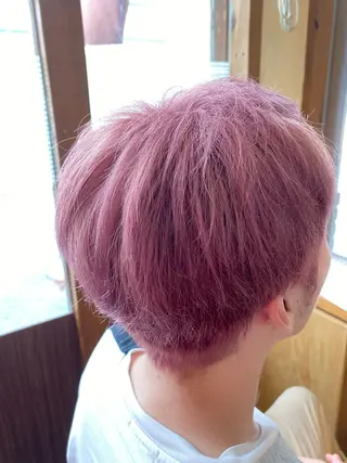 ショート カラー パーマ ヘアアレンジ メンズ キッズ ネイル マツエク・マツパ emu所属・🌈髪質改善・美髪矯 正・平野瀬乃🌈のヘアスタイル