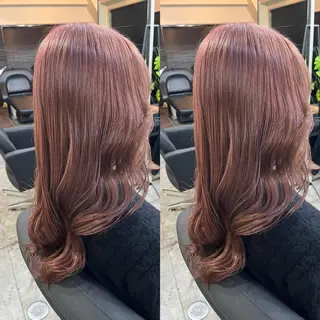 セミロング hao髪質改善 /艶髪カラーのヘアスタイル