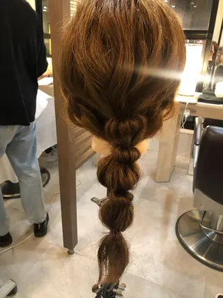 ロング ヘアアレンジ MYA 🤍kanaのヘアスタイル