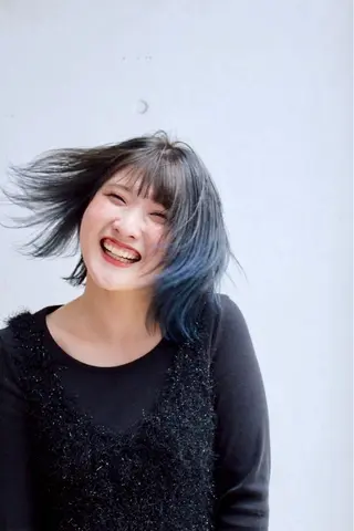 ミディアム カラー SAKURA🍒 天神/大名/透明感のヘアスタイル